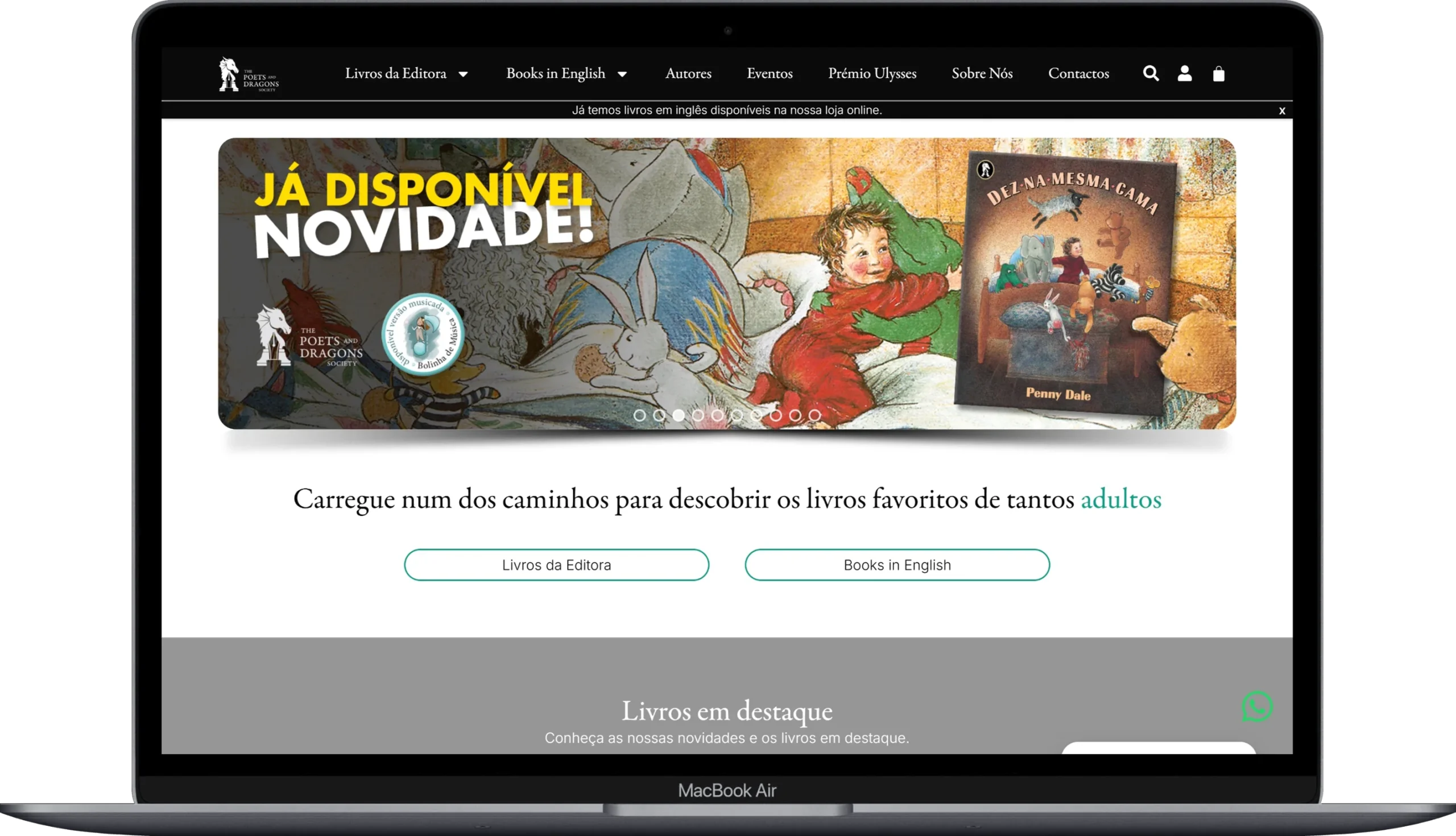 Website Poets and Dragons