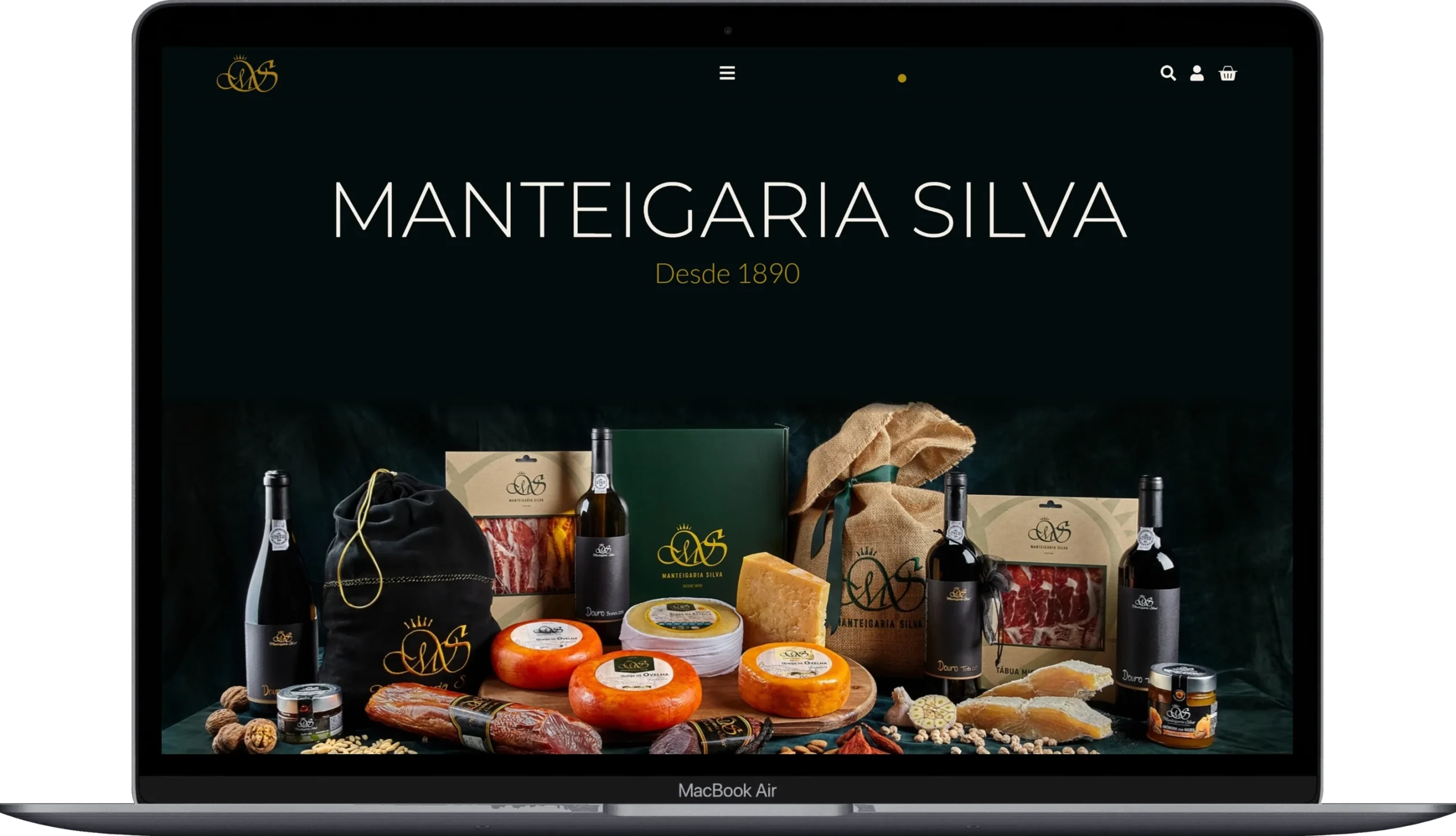 Website Manteigaria Silva